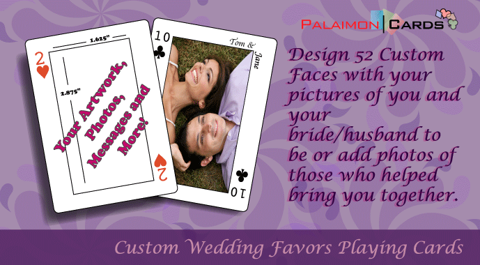 Create A Memorable Gift - 52 Custom Faces for Your Wedding Favors 